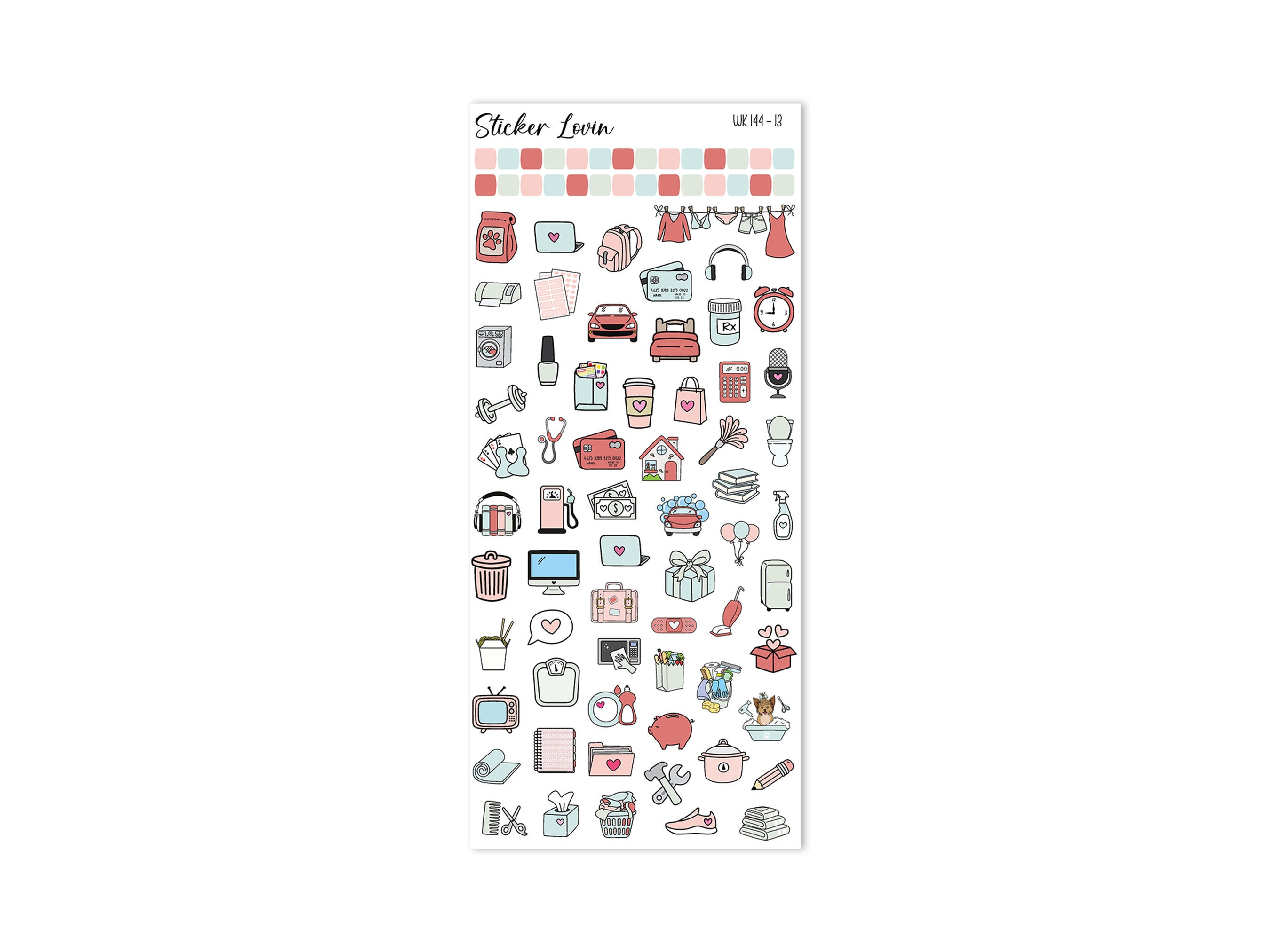 Printable Hobonichi Weeks Weekly Kit // Printable Planner Stickers ...