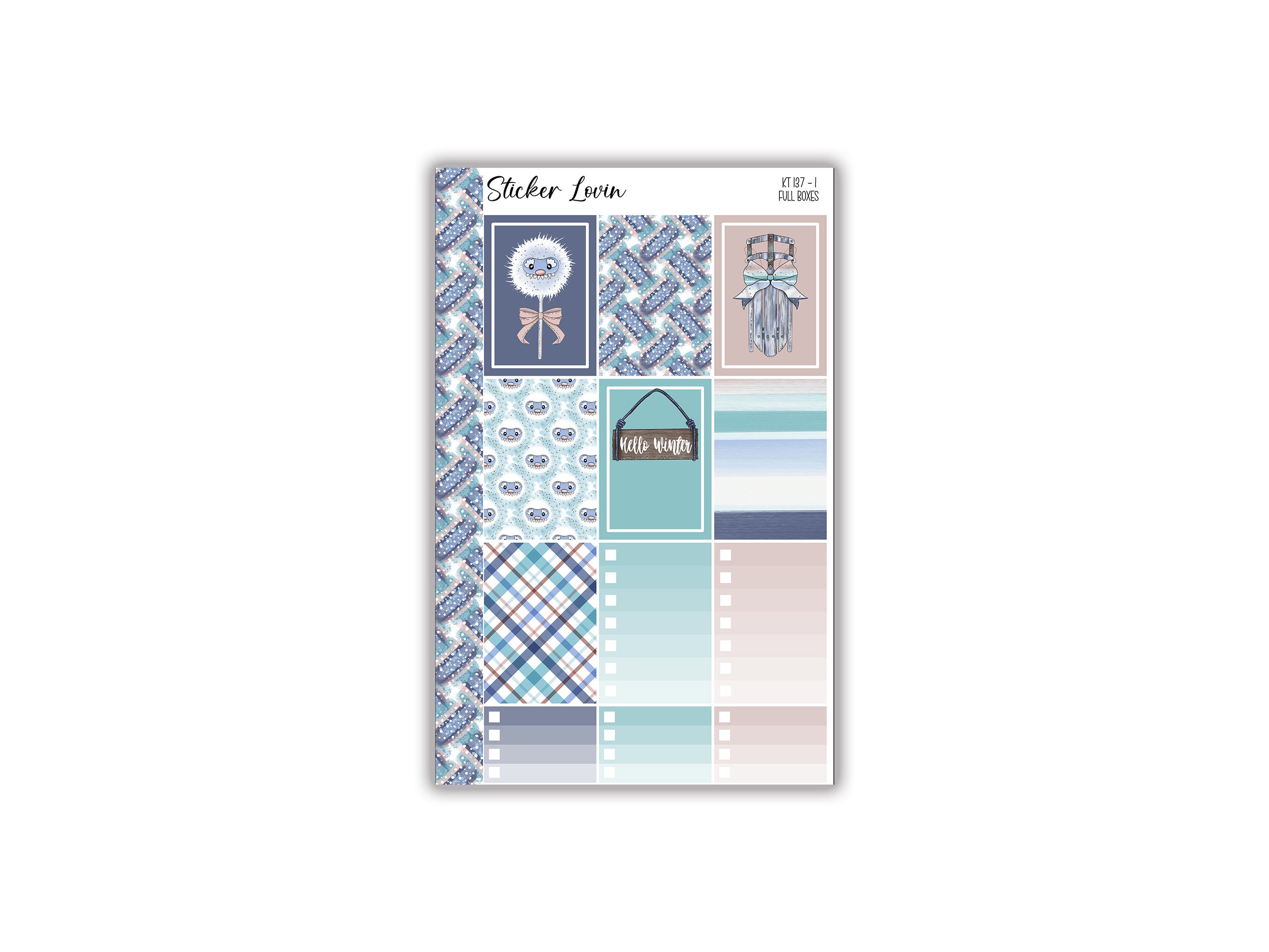 Printable Vertical Weekly Kit // Printable Planner Stickers // - Etsy