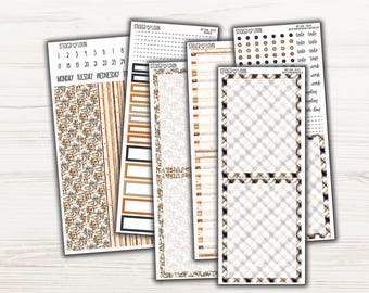 Rainy September Daily Duo Sticker Kit - EC Daily Planner Sticker Kit - Daily Duo Kit - Daily Planner Sticker Kit