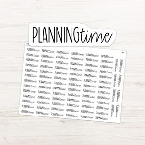 84 - Planning Time Stickers Mixed Script Planner Stickers / Script Planner Sticker / Functional Planner Sticker