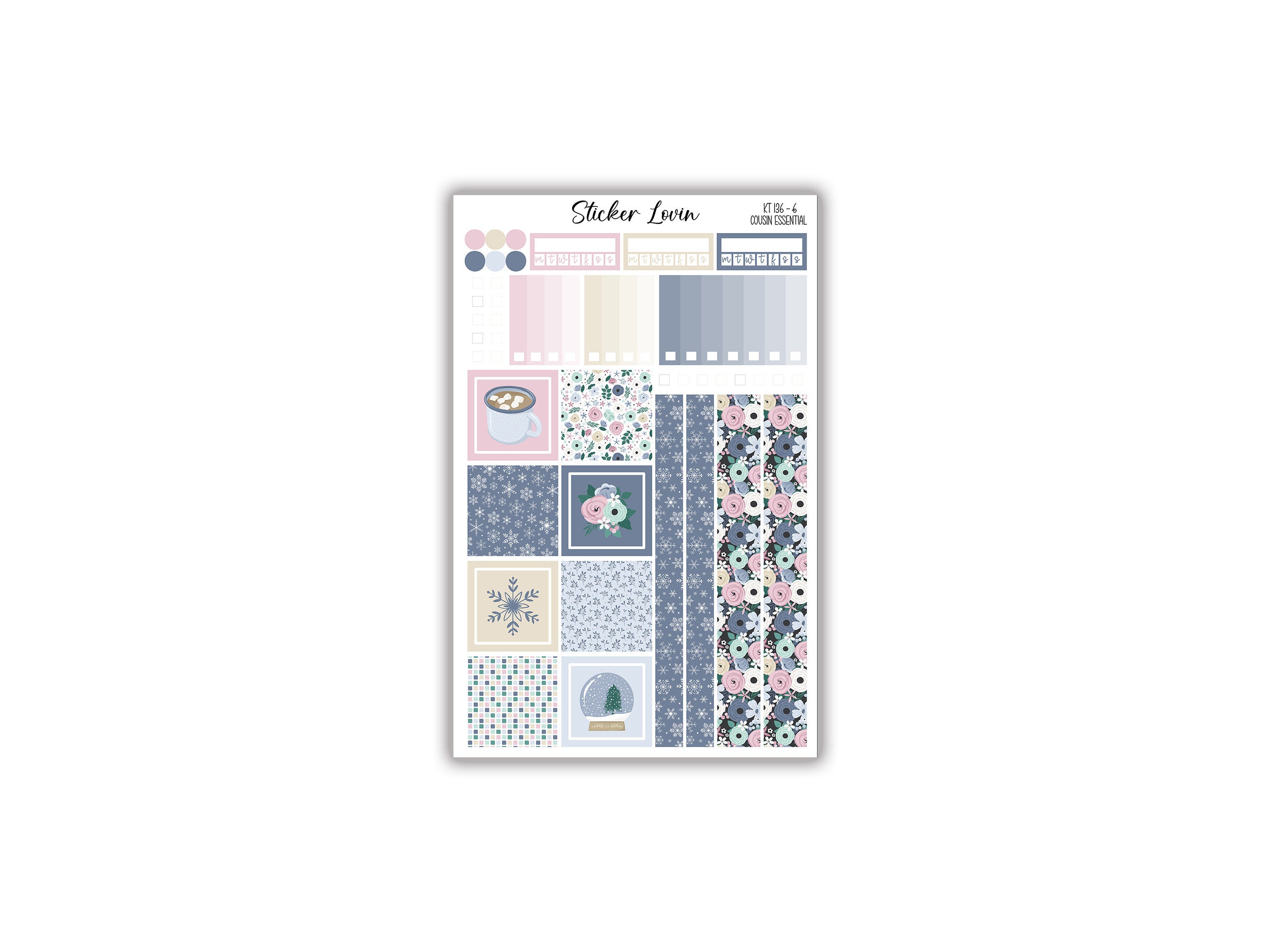 Printable Hobonichi Cousin Weekly Kit // Printable Planner Stickers ...