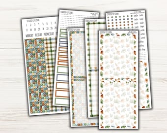 Autumn Voyage Daily Duo Sticker Kit - EC Daily Planner Sticker Kit - Daily Duo Kit - Daily Planner Sticker Kit