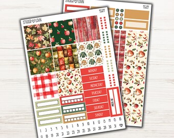 Apple Cottage Cousin Weekly and Daily Sticker Kit - Weekly Planner Sticker Kit - Cousin Kit - Cousin Weekly Kit