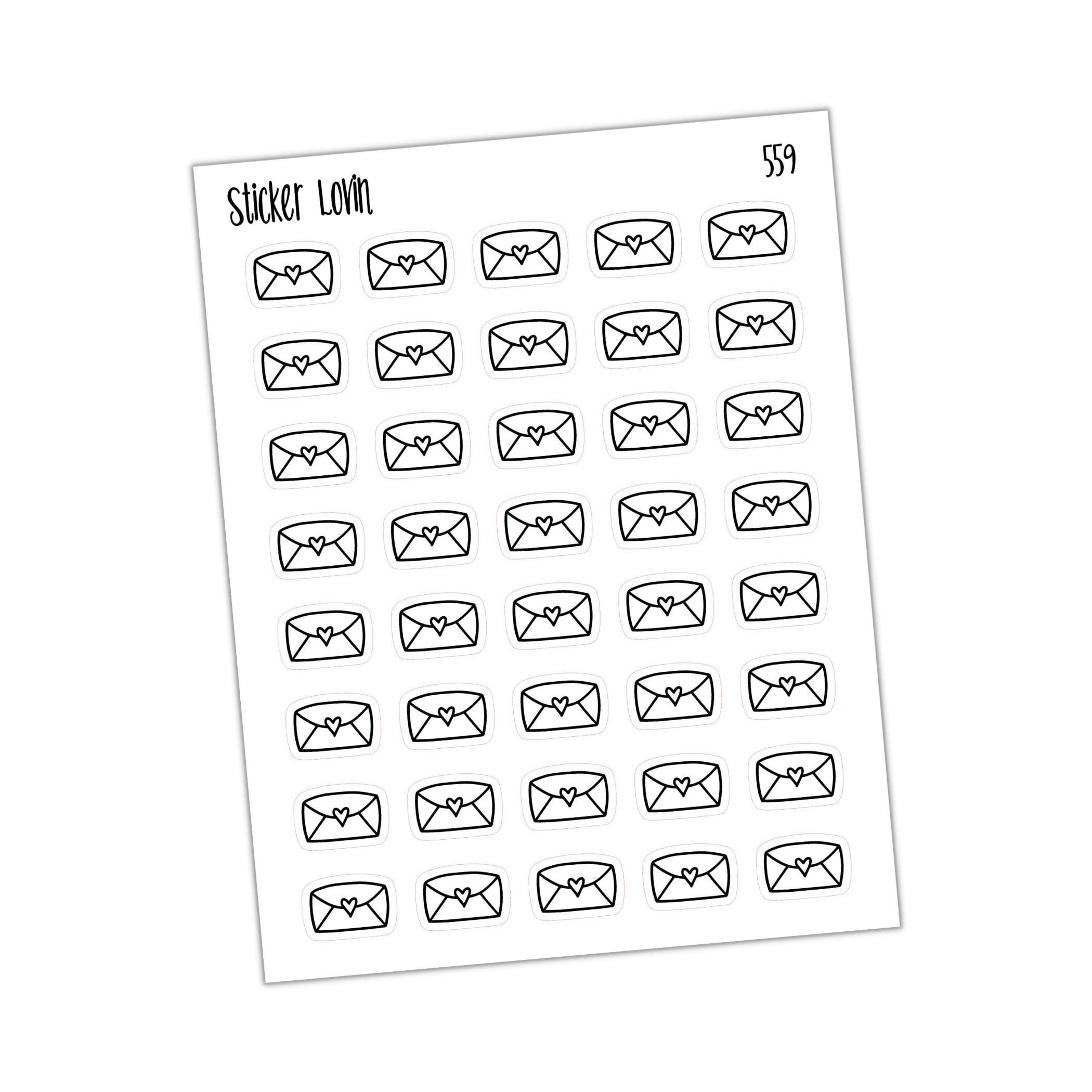 Planner Stickers for Envelopes