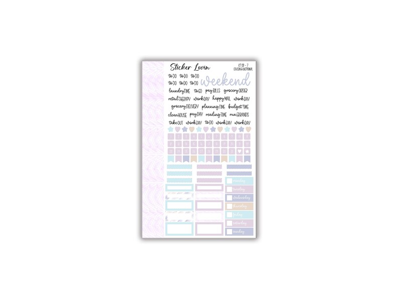 Printable Hobonichi Cousin Weekly Kit // Printable Planner Stickers ...
