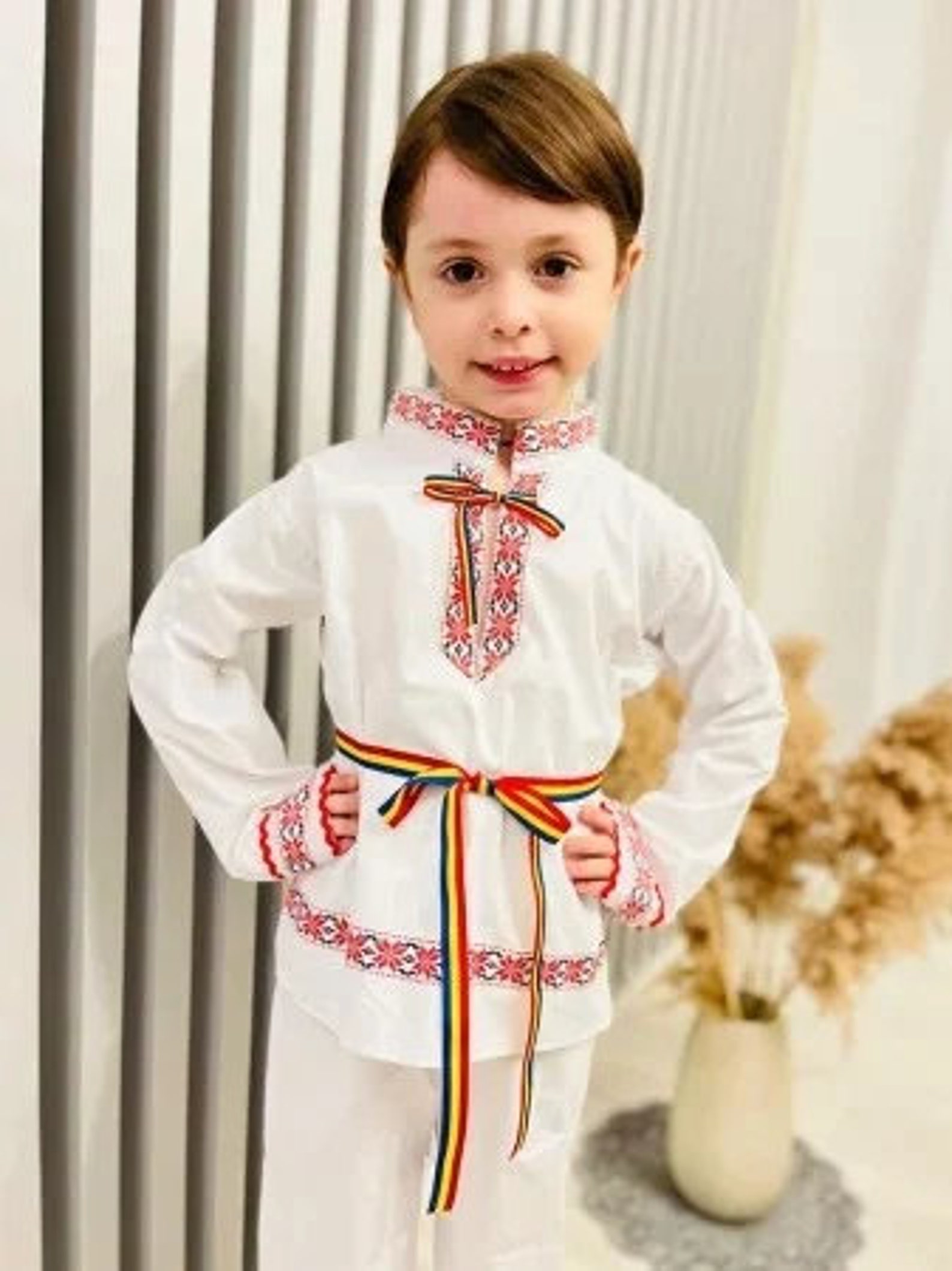Traditional Romanian Costume for Boys 