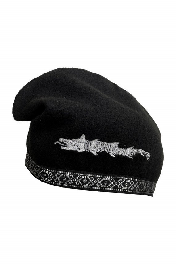 Traditional Dacic Hat Dacic Wolf Cloth 
