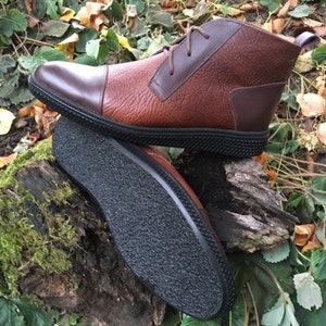 Men Boots &quot;AXA Magnolia-Vladimir&quot;/ Handmade Craft / Free Gift - Romanian handmade wine cup / Romanian footwear
