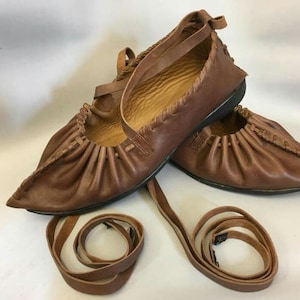 Traditional Romanian Footwear &quot;Opinci&quot; for Women / Handmade / Free Gift - Romanian handmade wine cup / National Romanian footwear