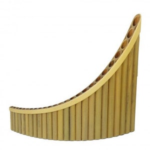 Hybrid &quot;NAI&quot; ( Pan - Pipe ) with 22 Alto Tubes / Professional Singing Instrument / Handmade Romania / Free Gift - Pan Pipe Cover