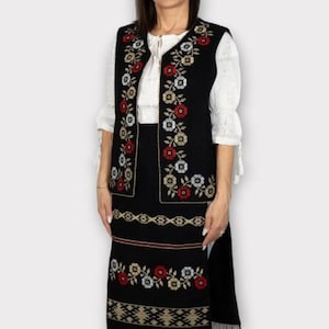 Traditional Romanian Costume &quot;Damina&quot;/ Free Gift- VosOud Aromatherapy essential oils luxury mix / National Romanian Costume from Muntenia