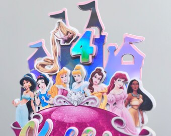 Princess theme Cake toppers