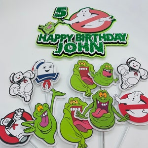 Ghostbusters Cake Topper / Ghostbuster Cupcake Topper /mini Toppers - Etsy