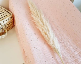 Cotton gauze changing mat cover