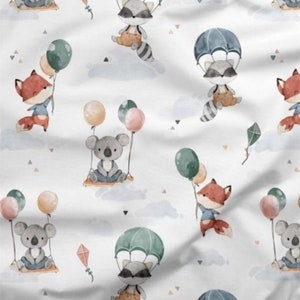 minky diaper basket Animaux et ballon