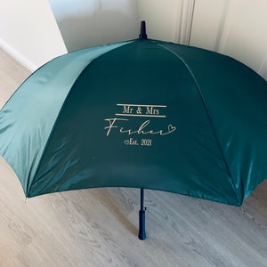 Personalised Wedding Umbrellas image 3