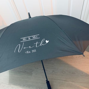 Personalised Wedding Umbrellas image 2