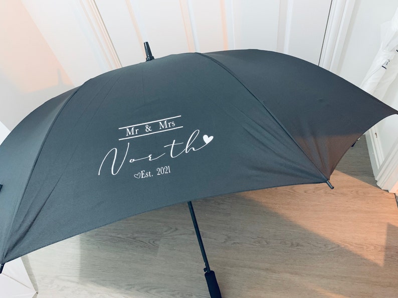 Personalised Wedding Umbrellas image 2