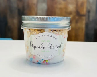 4 Pack Pupcake Pawfait | Dog Cake in a Jar | Dog Party | Dog Cake