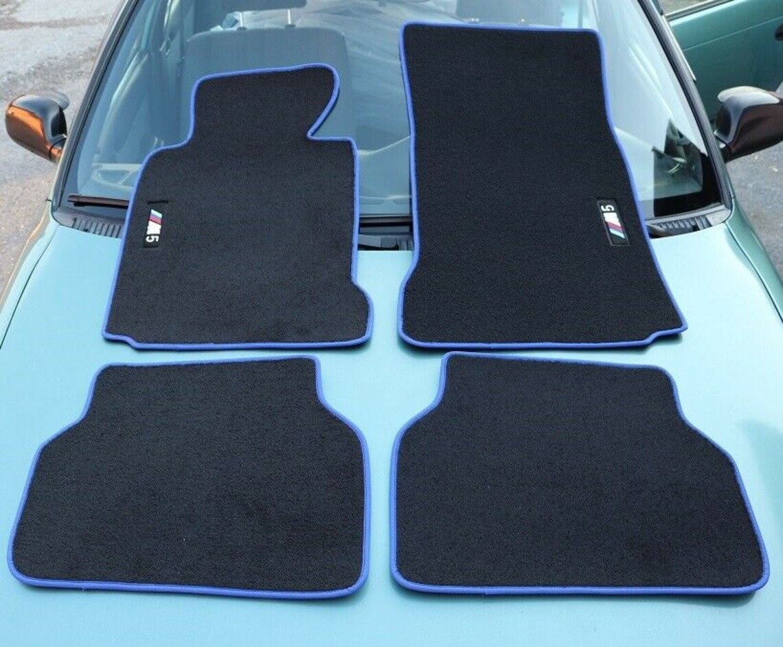 Floor Mats Black For BMW 5 Series M5 E39 ///M Performance High Etsy