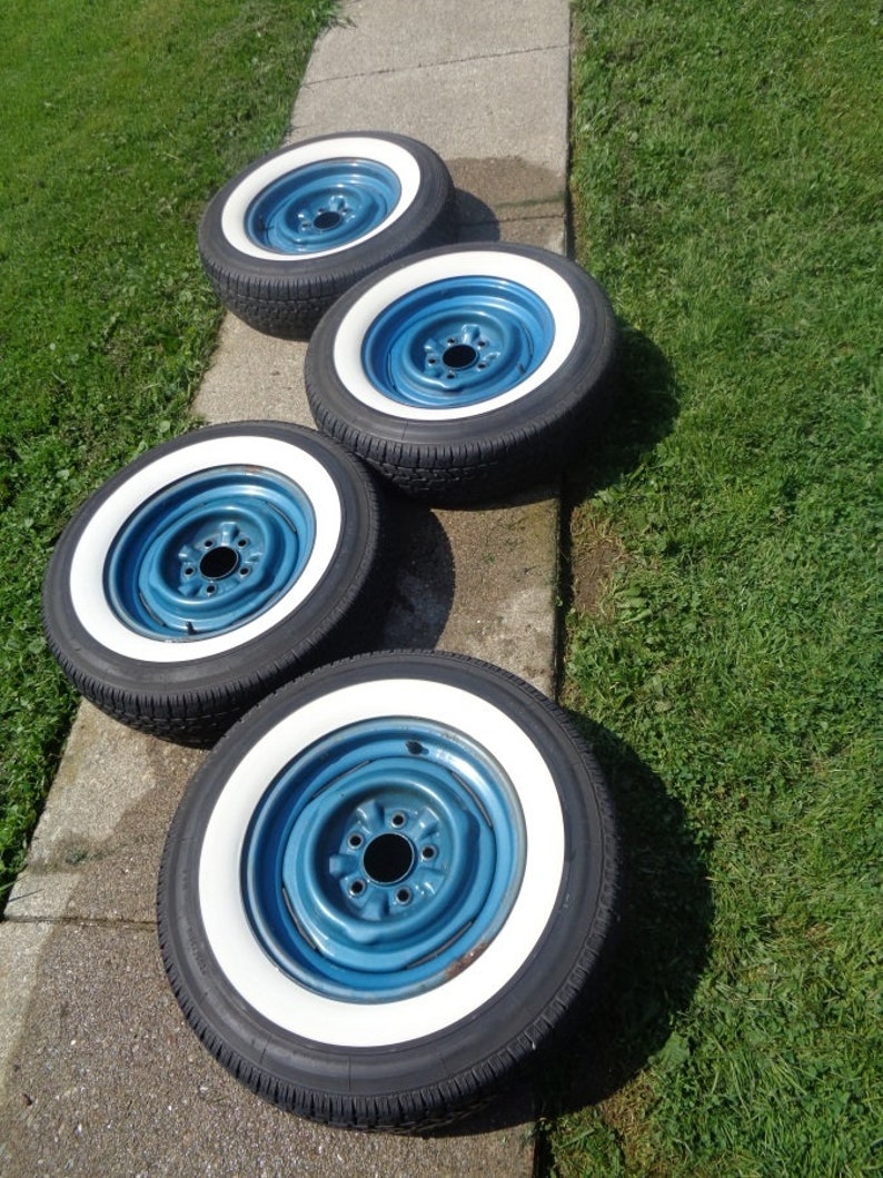 15 White Wall Portawall Tire insert trim set of 4 Etsy