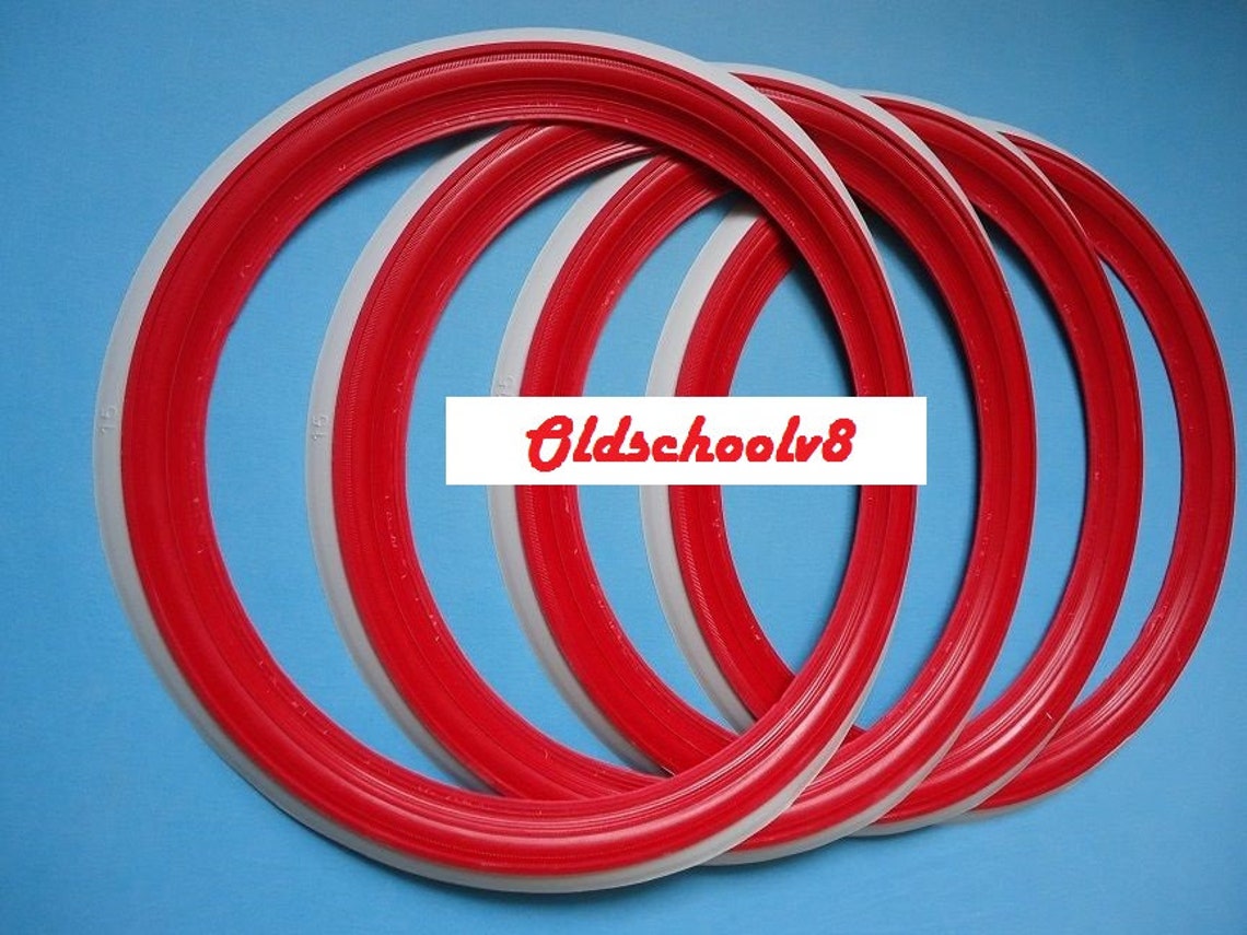 15 White Wall Portawall Tire insert trim set of 4 Etsy