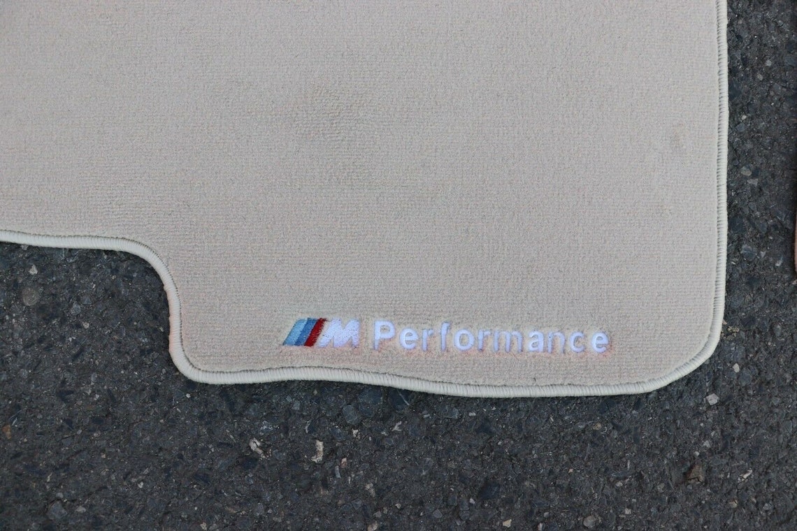 For BMW 4 Series F32 M4 ///M Performance Floor Mats Beige Etsy