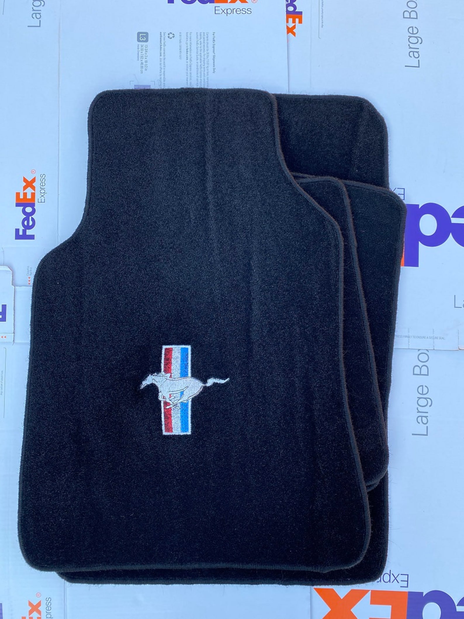 Fit For Compatible with Mustang floor mats carpet Black A Etsy