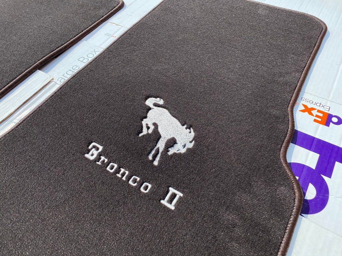 Fit For Ford Bronco II Custom Velour Floor Mats Carpet Brown Etsy