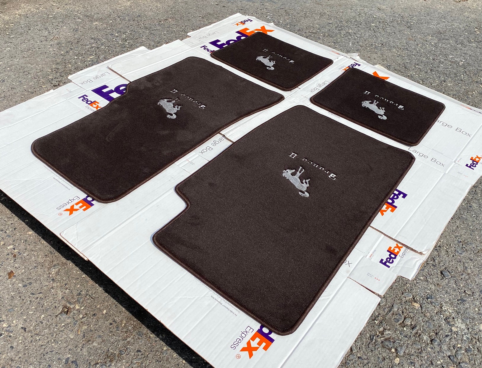 Fit For Ford Bronco II Custom Velour Floor Mats Carpet Brown | Etsy