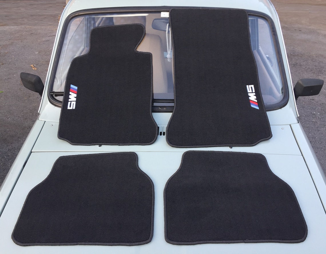 Floor Mats Charcoal Black For BMW 5 Series M5 E39 ///M Etsy