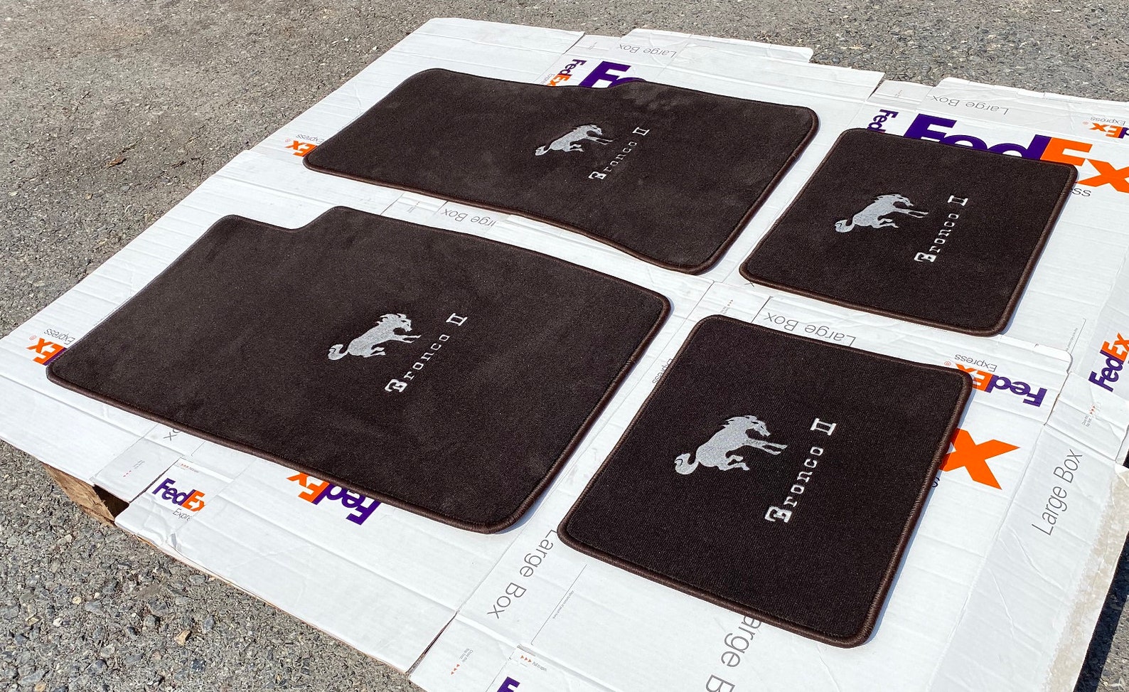 Fit For Ford Bronco II Custom Velour Floor Mats Carpet Brown Etsy