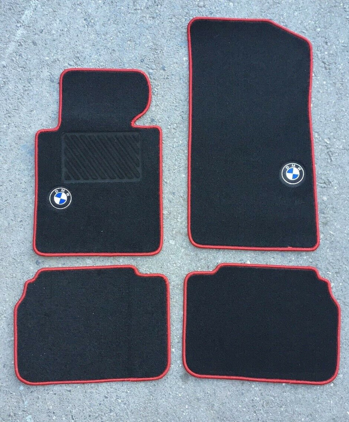 Floor Mats Carpet Loop Black For BMW 5 Series E34 198995 BMW Etsy