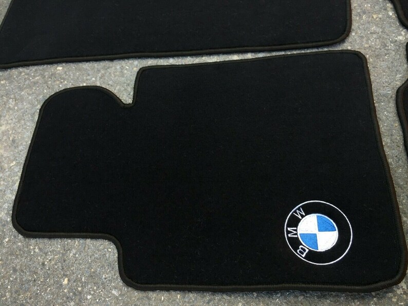 Floor Mats Carpet Loop Black For BMW 5 Series E34 198995 BMW Etsy