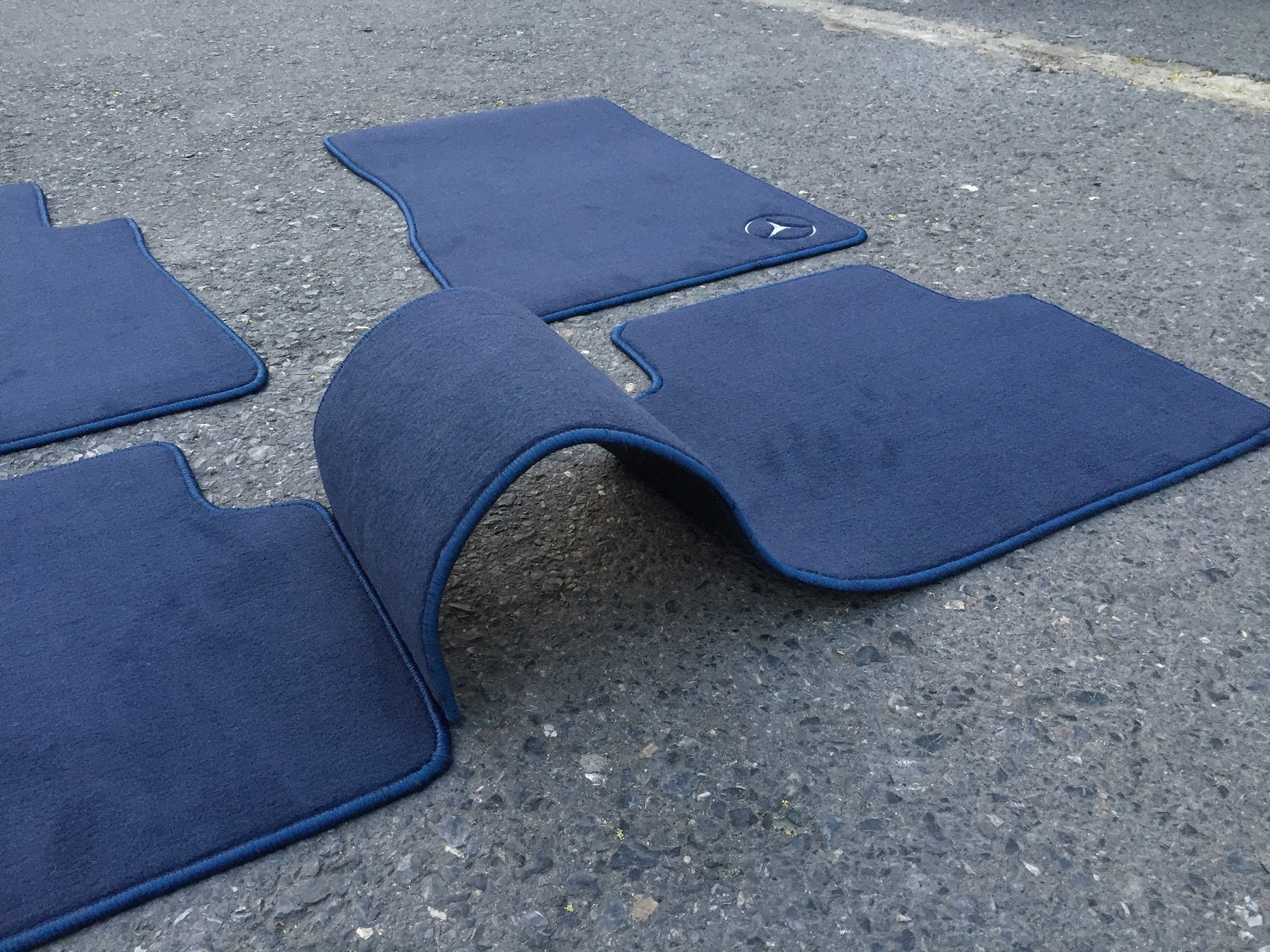 Floor Mats For MBnz E Class W107 W108 Navy Blue Front Rear 4 Etsy