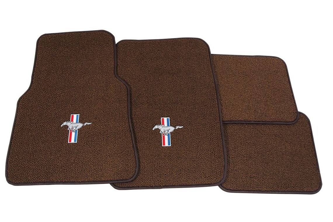 Fit For Compatible with Mustang floor mats carpet Brown A Etsy
