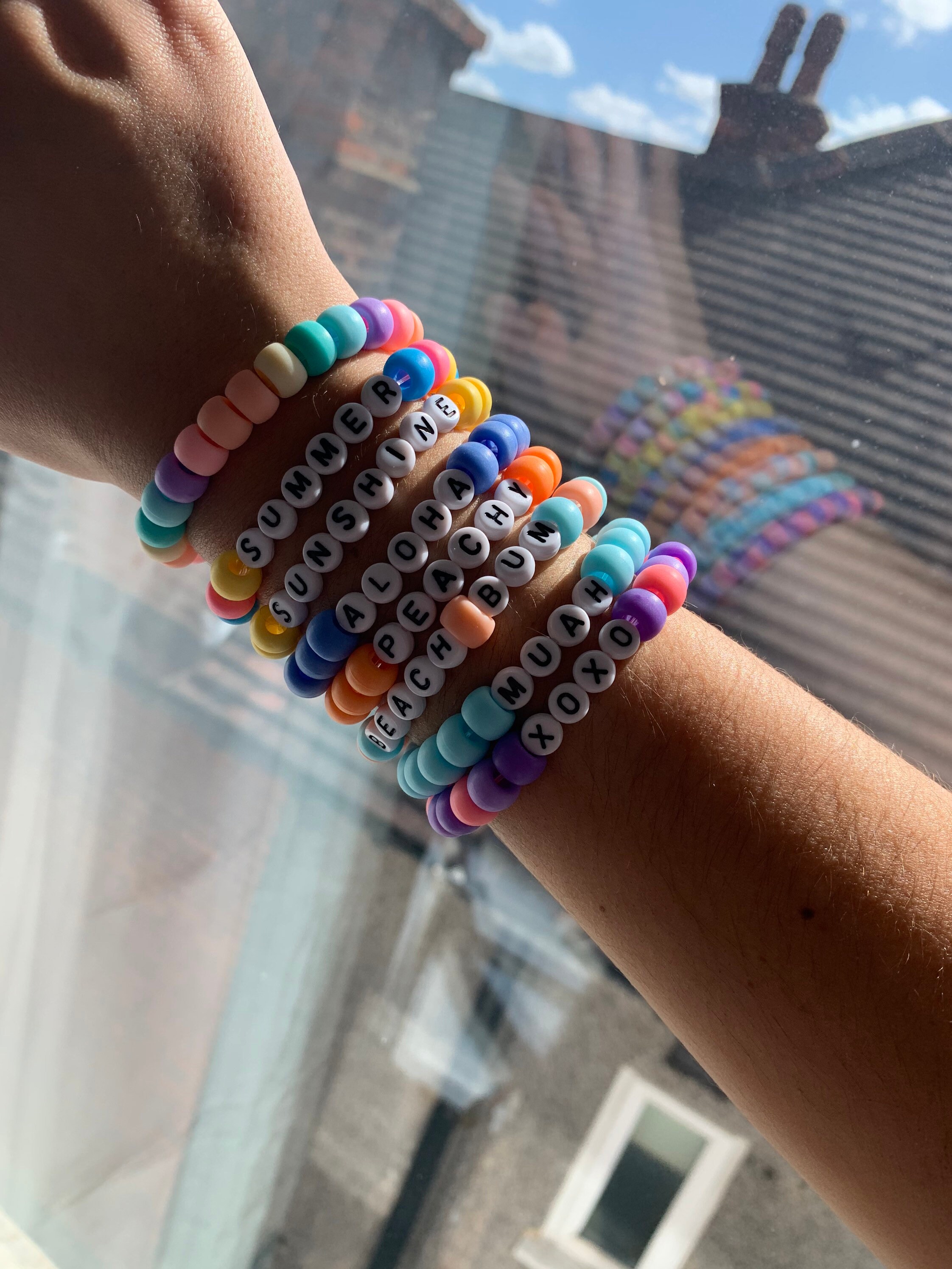 VSCO Beaded Bracelets CUSTOMABLE/PERSONALISED Letters & Etsy