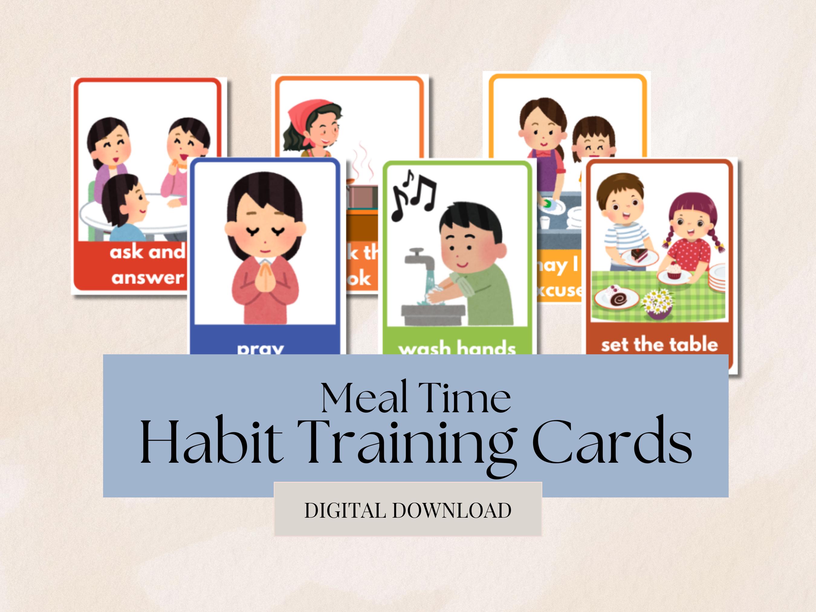 Habit Training Manners for Kids Meal Time Routine Charlotte Mason ...