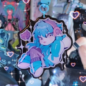 DRAMAtical Murder Glitter Epoxy charms