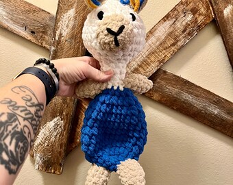 Handmade crochet llama loveys