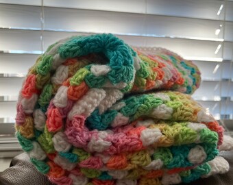 Retro Granny Hexagon Cardigan