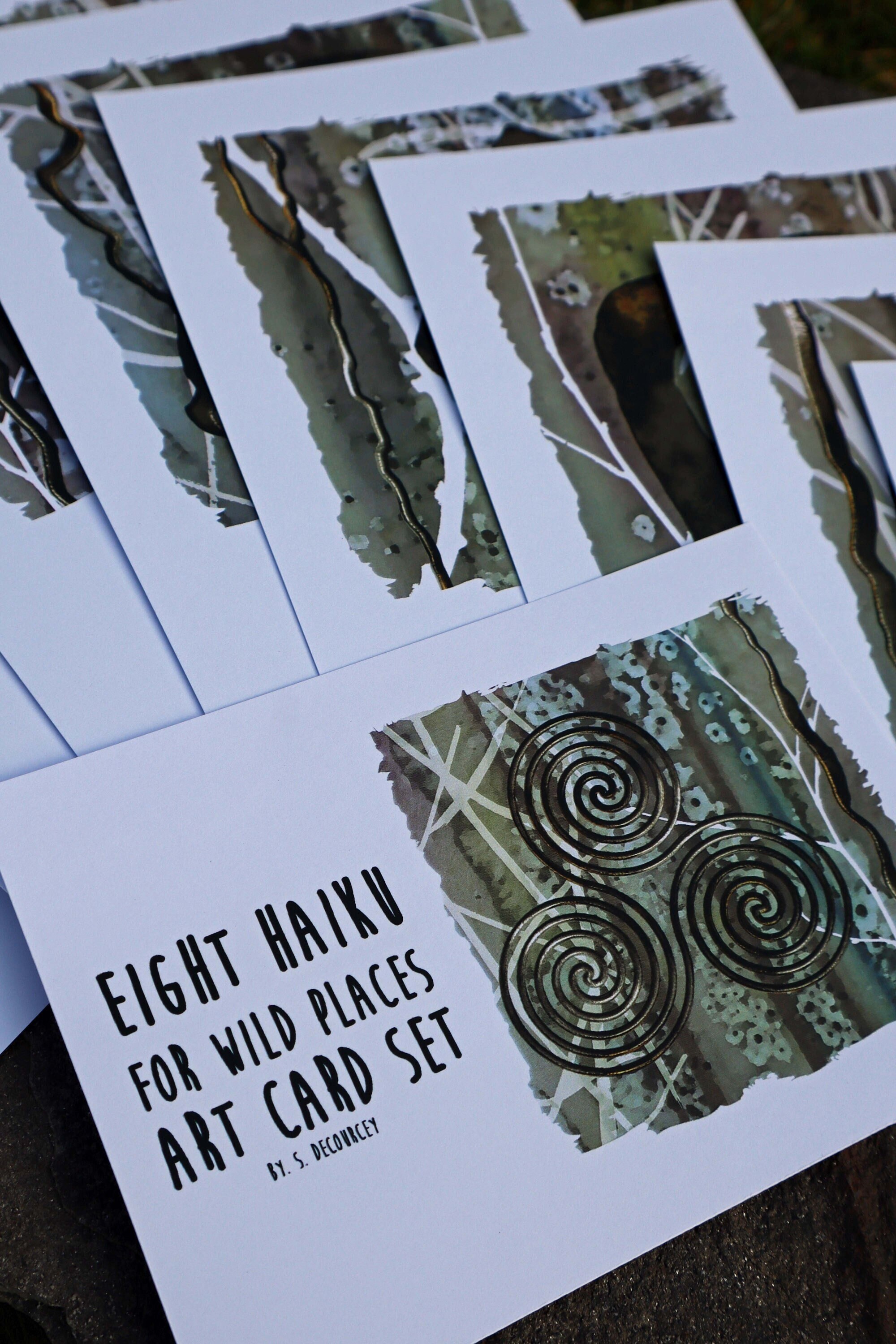 Eight Haiku For Wild Places Art Card Set