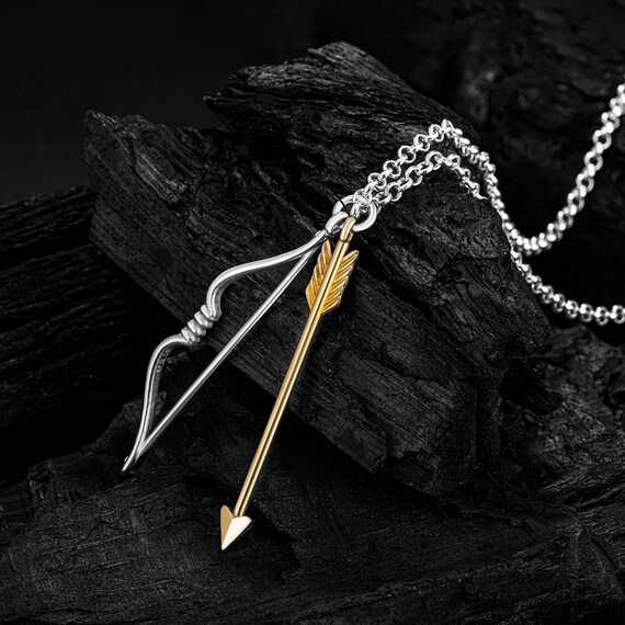 Bow and store arrow necklace