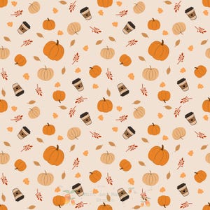 Pumpkin Seamless pattern, seamless pattern, pumpkin pattern, autumn pattern, seamless pattern, cosy fall seamless pattern, fall pattern