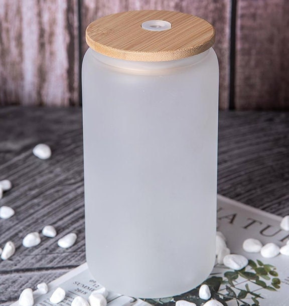 6 Pack 16oz Sublimation FROSTED Beer Can Glass Tumbler FREE Etsy