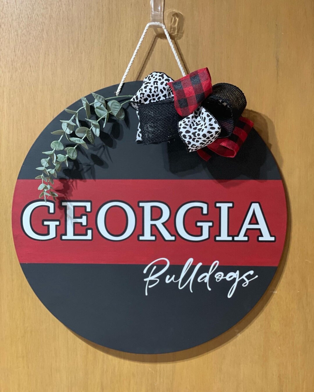 Bulldogs Door Hanger Etsy