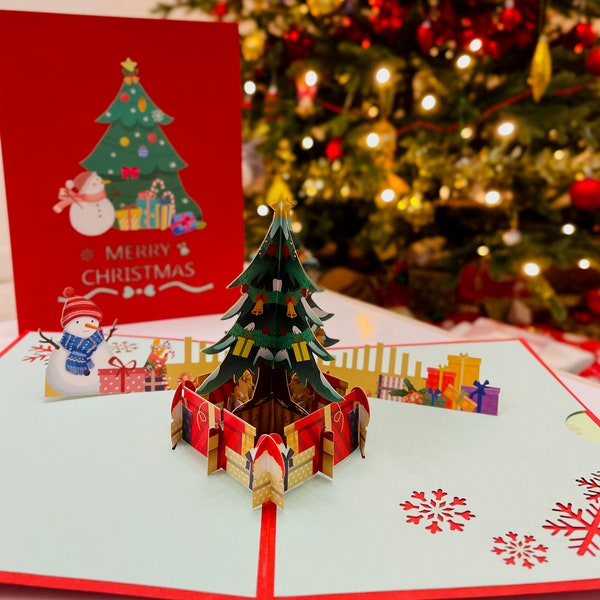 Large Christmas Tree - Pop Up 3D Card Christmas Seasonal