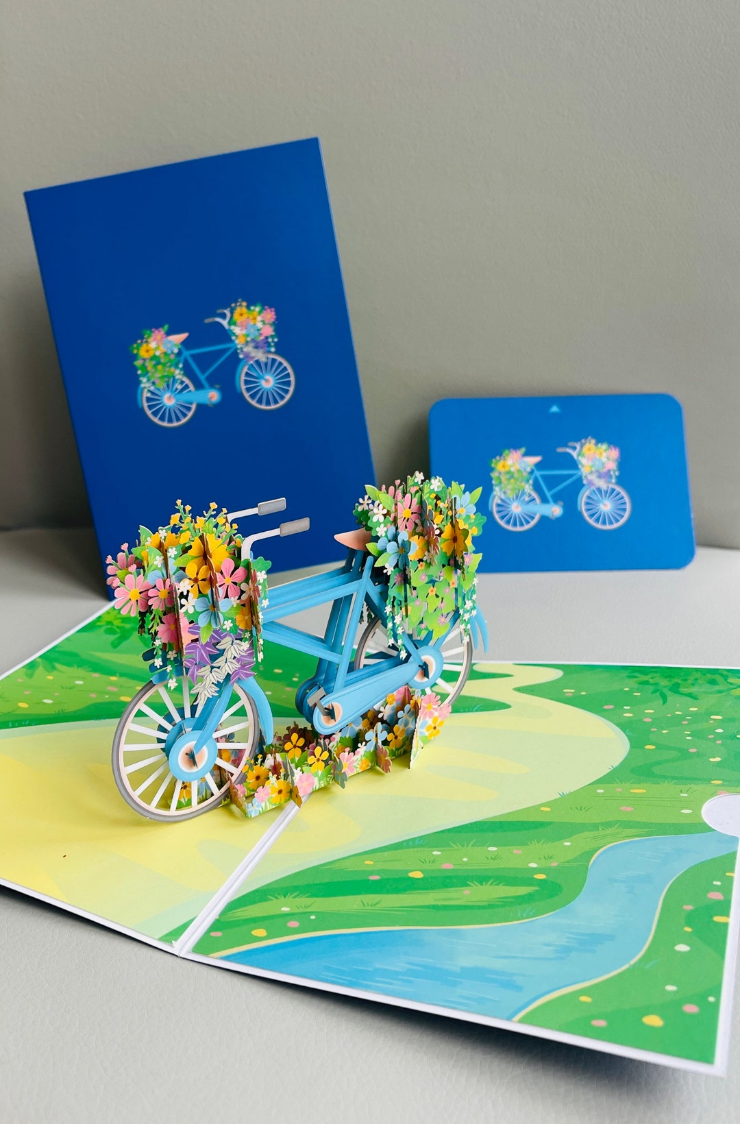 Cyclng Bke Pop Up 3D Card Specal Occason Hobby Fun | Etsy UK - View #3