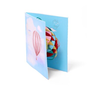 Hot Air Balloon - Pop up 3D Card Special Occasion Fun Birthday - Etsy UK