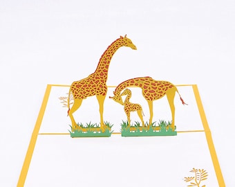 Giraffe - Pop Up 3D Card Birthday Fun Special Occasion